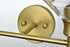 Elegant Lighting 2 Light Gene 2 Light in Satin Gold and Clear Glass Wall Sconce Model: LD2312SG