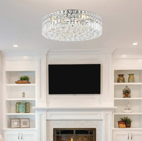 Elegant Lighting 2030F20 Maxim 6 Light Flush Mount