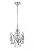 Elegant Lighting 3 Light Kaede Collection Pendant D9.5 H12.2 Lt:3 in Chrome Finish Model: LD5020D9C