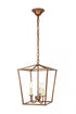Elegant Lighting 3 Light Maddox Collection Pendant D12.5 H18.25 Lt:3 in Black Finish Model: LD6008D12BK