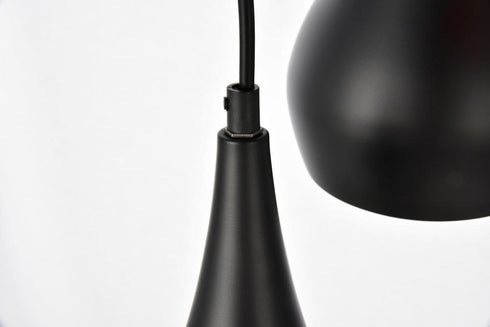 Elegant Lighting 3 Light Nora Collection Pendant D14.5 Inch H11.5 Inch Lt:3 in Black finish Model: LDPD2000