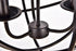 Elegant Lighting 3 Light Octavia Collection Pendant D14 H15 Lt:3 Dark brown Finish Model: LD4006D14DB