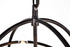Elegant Lighting 3 Light Octavia Collection Pendant D14 H15 Lt:3 Dark brown Finish Model: LD4006D14DB