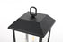 Elegant Lighting 3 Light Riggs 8 x 18 inch Outdoor Post Light in Black Model: OD502P18BK