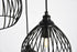 Elegant Lighting 3 Light Sayer Collection Pendant D16.0 H23.1 Lt:3 in Black Finish Model: LDPD2095