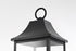 Elegant Lighting 3 Light Shepard 8 x 23.5 inch Outdoor Post Light in Black Model: OD503P24BK