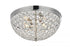 Elegant Lighting 3 Light Taye Collection Flushmount D13.5 H6.3 Lt:3 in Chrome Finish Model: LD5012F13C