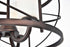 Elegant Lighting 3 Light Wren Collection Pendant D15.8 H17.3 Lt:3 Dark Copper Brown and frosted white Finish in Dark Copper Brown and White Finish Model: LD5013D16DCB