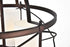 Elegant Lighting 3 Light Wren Collection Pendant D15.8 H17.3 Lt:3 Dark Copper Brown and frosted white Finish in Dark Copper Brown and White Finish Model: LD5013D16DCB