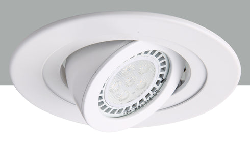 Elegant Lighting 4 Inch Matte in White 35 degree adjustable spot 50 Watt MR16 Model: R4-488MW