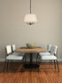 Elegant Lighting 4 Light Maple Collection Pendant D17 H13.75 Lt:4 in Black Finish Model: LD6009D17BK