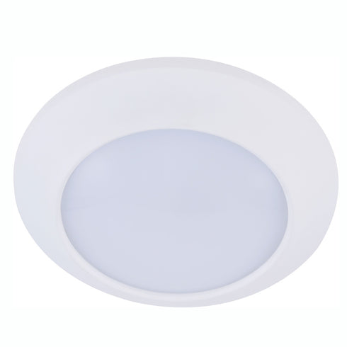 Elegant Lighting 6 Inch 2700K CRI90 15W900 lumen LED Disk Light in White Finish Model: R61527KDK