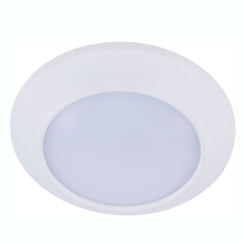 Elegant Lighting 6 Inch 3000K CRI90 15 Watt 920 lumen LED Disk Light in White Finish Model: R61530KDK