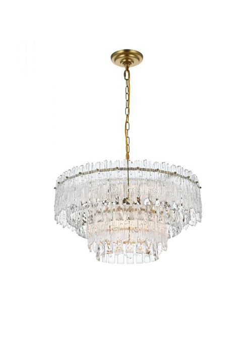 Elegant Lighting 6 Light Emilia 21 Inch Pendant Light in Chrome Model: 1780D21C