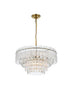 Elegant Lighting 6 Light Emilia 21 Inch Pendant Light in Chrome Model: 1780D21C
