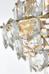 Elegant Lighting Adaline 11 Light Pendant D20 Inch H20 Inch L11 Satin Gold in Satin Gold and Clear Finish Model: 1050G20SG