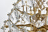 Elegant Lighting Adaline 15 Light Pendant D24 Inch H25 Inch L15 Satin Gold in Satin Gold and Clear Finish Model: 1050G24SG