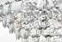 Elegant Lighting Adaline 15 Light Pendant D32 Inch H18 Inch L15 Chrome in Chrome and Clear Finish Model: 1050D32C