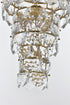Elegant Lighting Adaline 26 Light Pendant D24 Inch H67 Inch L26 Satin Gold in Satin Gold and Clear Finish Model: 1050SR24SG