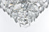 Elegant Lighting Adaline 8 Light Pendant D20 Inch H12 Inch L8 Chrome in Chrome and Clear Finish Model: 1050D20C
