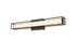 Elegant Lighting Aden 1 Light Wall Sconce L24 Inch E4.5 Inch H4.3 Inch LED 14 Watt 3CCT in Black Model: LD301W24BK