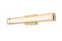 Elegant Lighting Aden 1 Light Wall Sconce L24 Inch E4.5 Inch H4.3 Inch LED 14 Watt 3CCT in Satin Gold Model: LD301W24SG