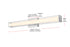 Elegant Lighting Aden 1 Light Wall Sconce L31 Inch E4.5 Inch H4.3 Inch LED 18 Watt 3CCT in Chrome Model: LD301W31C