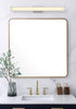 Elegant Lighting Aden 1 Light Wall Sconce L31 Inch E4.5 Inch H4.3 Inch LED 18 Watt 3CCT in Chrome Model: LD301W31C