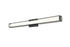Elegant Lighting Aden 1 Light Wall Sconce L36 Inch E4.5 Inch H4.3 Inch LED 24 Watt 3CCT in Black Model: LD301W36BK