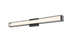 Elegant Lighting Aden 1 Light Wall Sconce L36 Inch E4.5 Inch H4.3 Inch LED 24 Watt 3CCT in Black Model: LD301W36BK