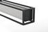 Elegant Lighting Aden 1 Light Wall Sconce L36 Inch E4.5 Inch H4.3 Inch LED 24 Watt 3CCT in Black Model: LD301W36BK