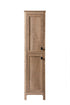 Elegant Lighting Adian 16 Inch Wide Bathroom Linen Storage Freestanding Cabinet in Black Model: SC011665BK