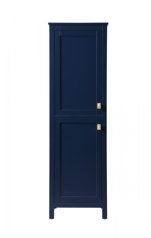 Elegant Lighting Adian 20 Inch Wide Bathroom Linen Storage Freestanding Cabinet in Black Model: SC012065BK