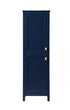 Elegant Lighting Adian 20 Inch Wide Bathroom Linen Storage Freestanding Cabinet in Black Model: SC012065BK
