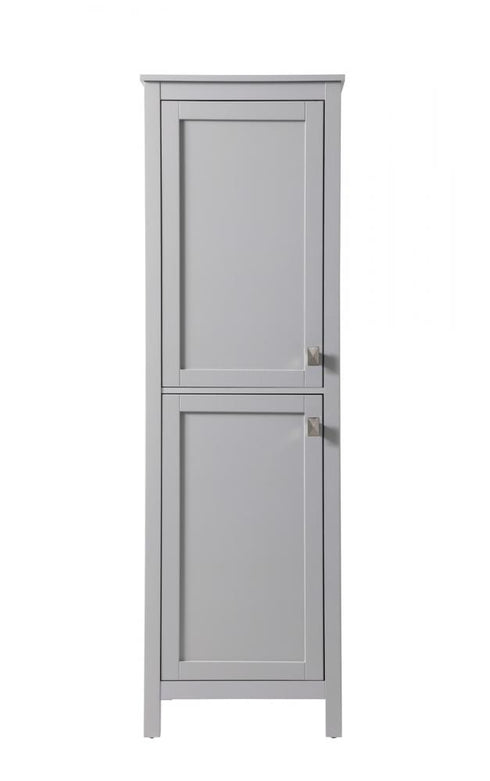 Elegant Lighting Adian 20 Inch Wide Bathroom Linen Storage Freestanding Cabinet in Black Model: SC012065BK
