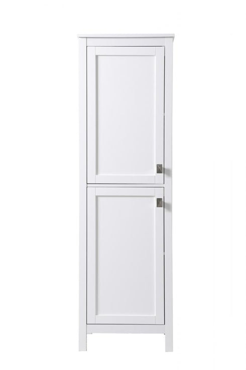 Elegant Lighting Adian 20 Inch Wide Bathroom Linen Storage Freestanding Cabinet in Black Model: SC012065BK