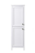 Elegant Lighting Adian 20 Inch Wide Bathroom Linen Storage Freestanding Cabinet in Black Model: SC012065BK
