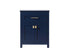 Elegant Lighting Adian 24 Inch Wide Bathroom Storage Freestanding Cabinet in Black Model: SC012430BK