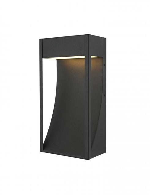 Elegant Lighting Adriel 7.5 inch Outdoor Wall Sconce in Black Model: OD504W15BK