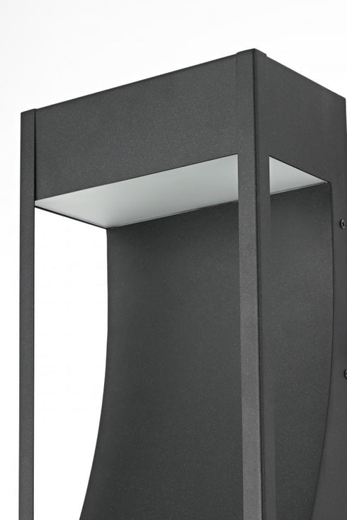 Elegant Lighting Adriel 7.5 inch Outdoor Wall Sconce in Black Model: OD504W15BK