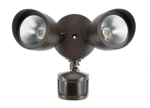 Elegant Lighting Aegis LED SECURITY LIGHTS 5000K 270 degree CRI80 ES UL 20W 120 Watt EQUIVALENT 50000HRS in Brown Finish Model: MSL1002V1
