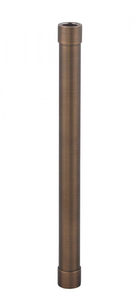 Elegant Lighting Aera 12 inch ANTIQUE BRASS LANDSCAPE EXTENSION RISER Model: O042