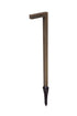 Elegant Lighting Aera Cast brass modern linear path light in Antique Brass Finish Model: P807