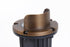 Elegant Lighting Aera Cast brass well light with integrated canopy in Antique Brass Finish Model: W123