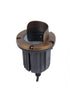 Elegant Lighting Aera Cast brass well light with integrated canopy in Antique Brass Finish Model: W123