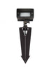 Elegant Lighting Aera Outdoor 12V Cast Brass flood light 2 inch Light x 4 inch W x 6 inch H in Dark Bronze Model: C046-DB