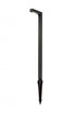 Elegant Lighting Aera Outdoor 12V Cast Brass modern path light 5.25 inch Wide x 22 inch High in Dark Bronze Model: P807-DB