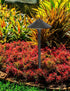 Elegant Lighting Aera Outdoor 12V Cast Brass path light 9 inch Wide x 24 inch High in Dark Bronze Model: P800-DB