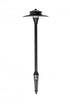 Elegant Lighting Aera Outdoor 12V Cast Brass tier path light 9 inch Wide x 24 inch High in Dark Bronze Model: P804-DB