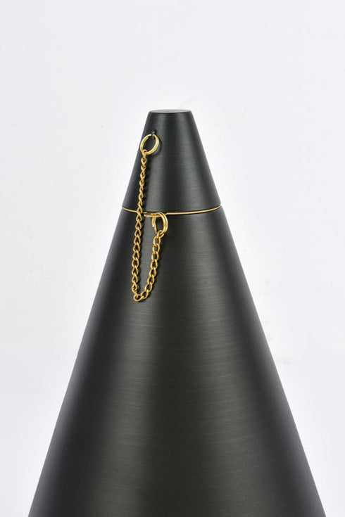 Elegant Lighting Aera Outdoor 12V Cast Brass torch light 8 inch Wide x 24 inch High in Dark Bronze Model: P806-DB